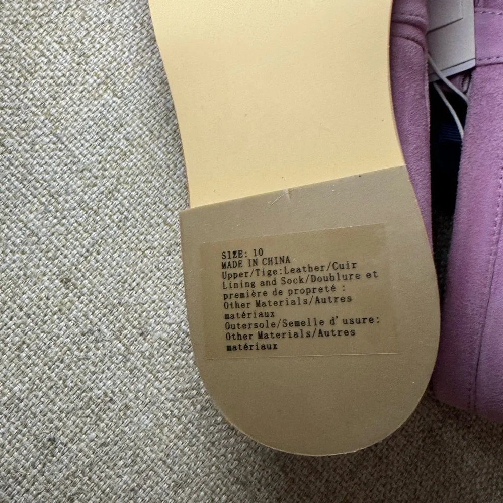 NWT Janie & Jack Toddler Suede Loafer in Lilac Easter Spring Classic‎ Preppy